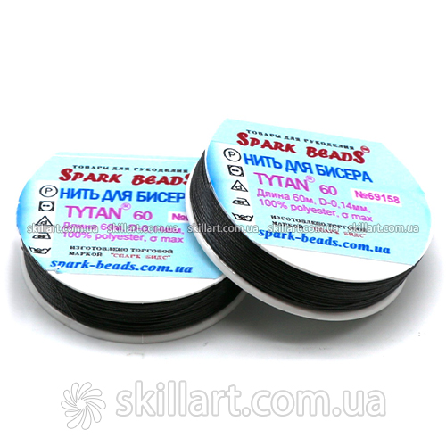 Нитки для бисера Tytan 60 Spark Beads (60м), 69158